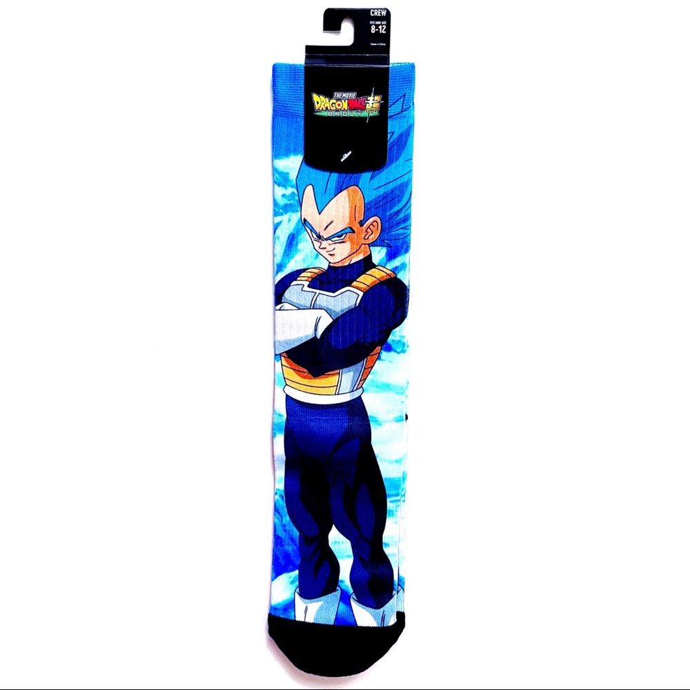 🆕 Dragon Ball Z Super Broly Goku Vegeta Socks - Picture 2 of 9